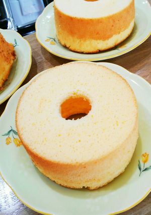 ☆100均の型でゆずシフォンケーキ☆-レシピのメイン写真