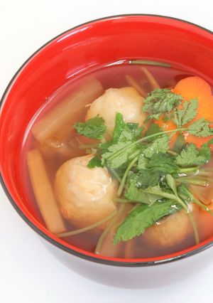 メギス団子の漁師汁【学校給食】-レシピのメイン写真