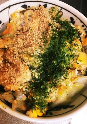 ねぎの卵丼&ねぎスープ(^O^)-レシピのメイン写真