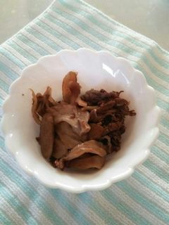 ごぼうと舞茸の時雨煮-レシピのメイン写真