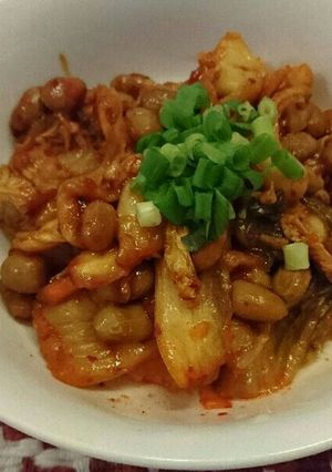 簡単☆キムチ納豆　-レシピのメイン写真