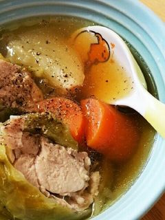 チキンロールキャベツ☆スープ-レシピのメイン写真