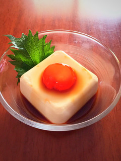 醤油漬け卵黄の冷奴-レシピのメイン写真