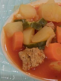 手間をかけないトマト味の仔牛のポトフ-レシピのメイン写真