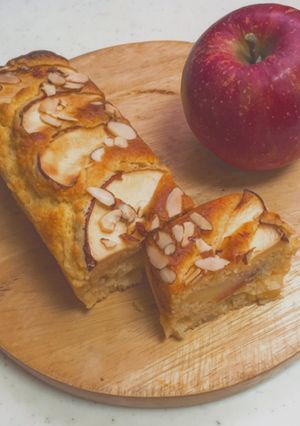 減バター！しっとりりんごのパウンドケーキ-レシピのメイン写真