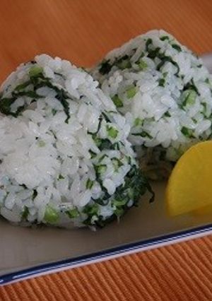 大根葉とじゃこのおにぎり-レシピのメイン写真