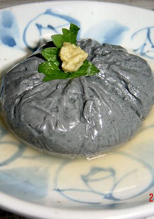 料亭気分？黒胡麻豆腐～銀あんソース～-レシピのメイン写真