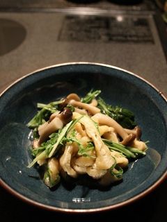 小鉢にどうぞ♪ 水菜としめじのお浸し-レシピのメイン写真