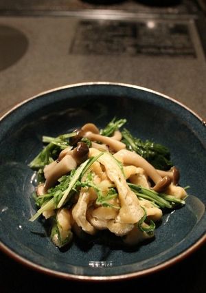 小鉢にどうぞ♪ 水菜としめじのお浸し-レシピのメイン写真