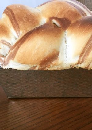 マーブルチョコ食パン-レシピのメイン写真