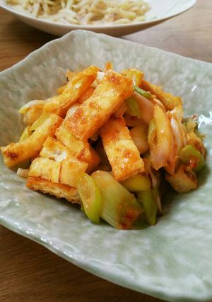 長ねぎと油揚げの簡単おつまみ-レシピのメイン写真