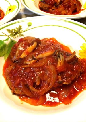 冷凍ハンバーグ煮込み-レシピのメイン写真