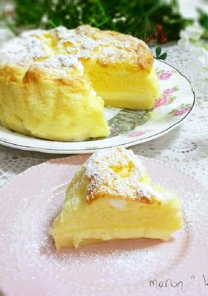 ホットケーキミックスで♥マジックケーキ-レシピのメイン写真