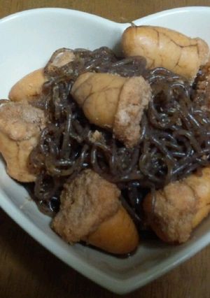 生たらこと白滝の煮物-レシピのメイン写真
