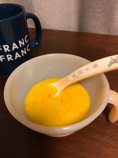 離乳食初期 かぼちゃミルクかゆ-レシピのメイン写真