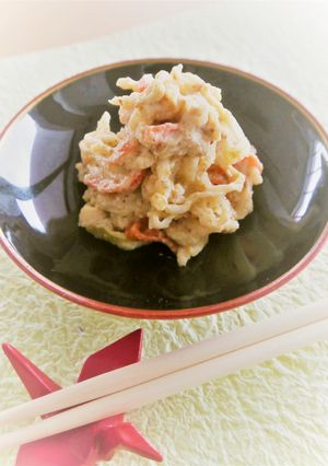 切干大根でなますの白和え（郷土料理）-レシピのメイン写真