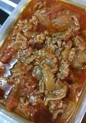 薄切り肉でミートソース-レシピのメイン写真