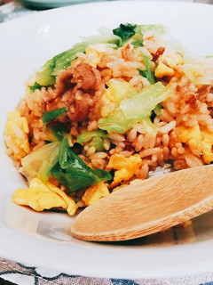 牛肉とレタスの炒飯♪-レシピのメイン写真