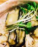 牡蠣の炊き込みご飯☆殻付き牡蠣使用！
