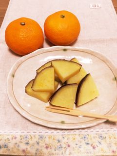 さつまいものみかん煮☆作り置きお弁当に☆-レシピのメイン写真