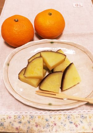 さつまいものみかん煮☆作り置きお弁当に☆-レシピのメイン写真