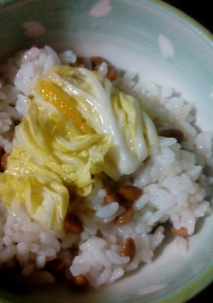 納豆ご飯の柚子白菜巻き-レシピのメイン写真