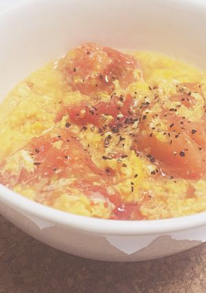 トマトエッグ-レシピのメイン写真