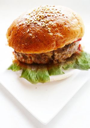 手作りバンズで　ハンバーガー-レシピのメイン写真