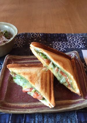 ホットサンド（タイガーナッツオイル使用）-レシピのメイン写真