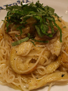 焼き茄子の冷製パスタ-レシピのメイン写真