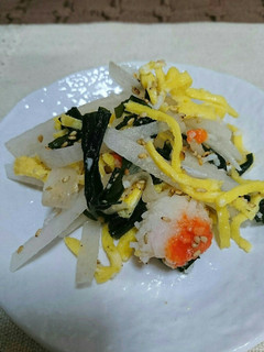 簡単!大根とカニかまの酢の物-レシピのメイン写真