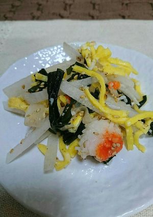 簡単！大根とカニかまの酢の物-レシピのメイン写真