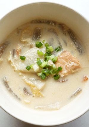 ほっこり温まる　粕汁-レシピのメイン写真