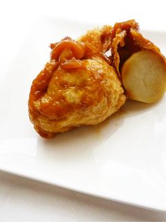 じゃがいもと鶏肉の巾着煮-レシピのメイン写真
