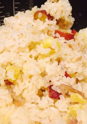 ホクホク♡さつまいもと梅干しのご飯-レシピのメイン写真