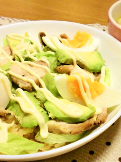 ぱぱっと!スパイシーチキン丼-レシピのメイン写真