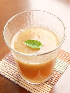 〈くらし薬膳〉梨とミントのジュース-レシピのメイン写真