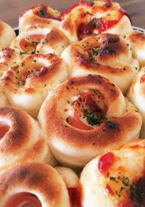 70分のフライパンちぎりパン(アレンジ)-レシピのメイン写真