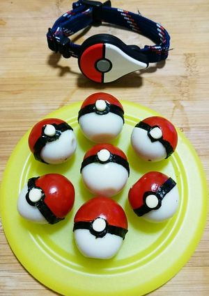 簡単☆モンスターボール♪ポケモンキャラ弁-レシピのメイン写真