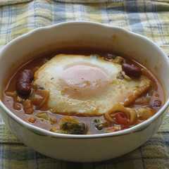 ミネストローネの夕焼けスープ-レシピのメイン写真