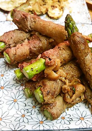 アスパラ肉巻き～醤油ごま油味～-レシピのメイン写真