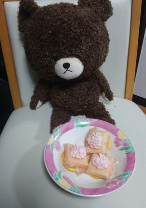 クリームチーズの生ハムサンド-レシピのメイン写真