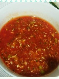 離乳食中期 トマトジュースミネストローネ-レシピのメイン写真
