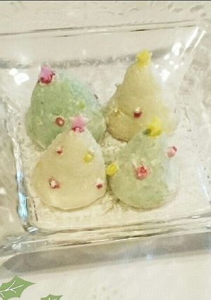 スノーボールでクリスマスツリー♪-レシピのメイン写真