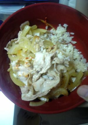 豚しゃぶ丼-レシピのメイン写真