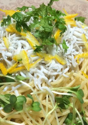 簡単♡ヘルシー♡釜揚げしらすパスタ-レシピのメイン写真