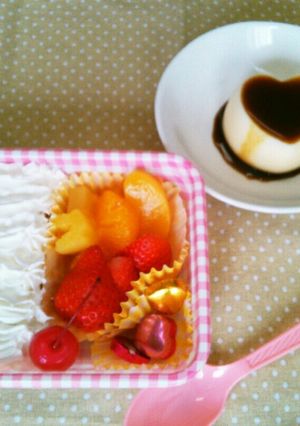 スイーツ 日の丸 お弁当-レシピのメイン写真
