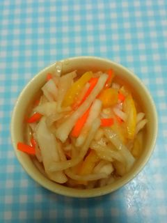 ゆずと大根の浅漬け♪-レシピのメイン写真