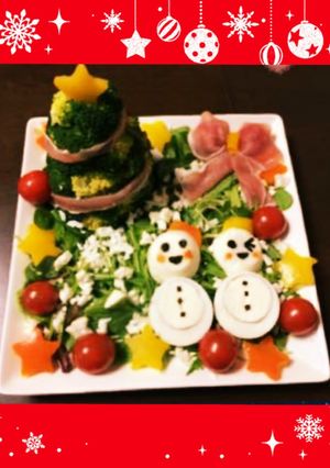 クリスマスサラダ♡覚書き用に。-レシピのメイン写真