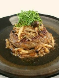 きのこソースの和風ハンバーグ-レシピのメイン写真